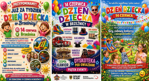 Rodzinna zabawa i szczytny cel - będzie zbiórka dla Laury. Dzień Dziecka w Brzeźnicy już 14 czerwca