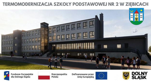 Drugi przetarg na termomodernizację Szkoły Podstawowej nr 2 w Ziębicach