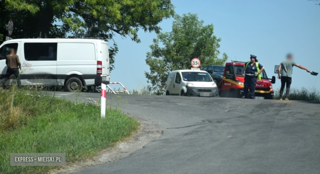 Zderzenie dwóch pojazdów na ul. Cukrowniczej