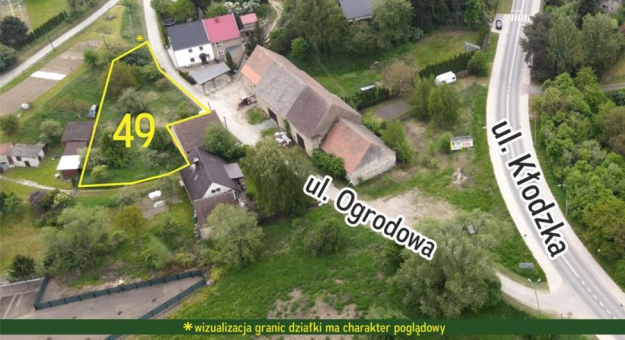 Działka zagrodowa przy ul. Ogrodowej na sprzedaż