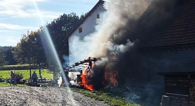 Do pożaru doszło 30 września około godz. 16