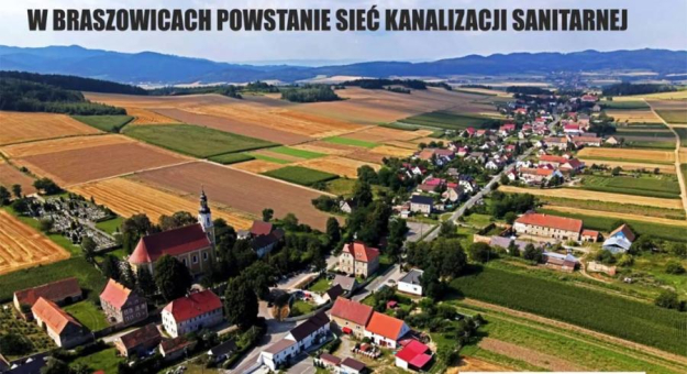 W Braszowicach powstanie 6,2 km kanalizacji. Niebawem ogłoszenie przetargu