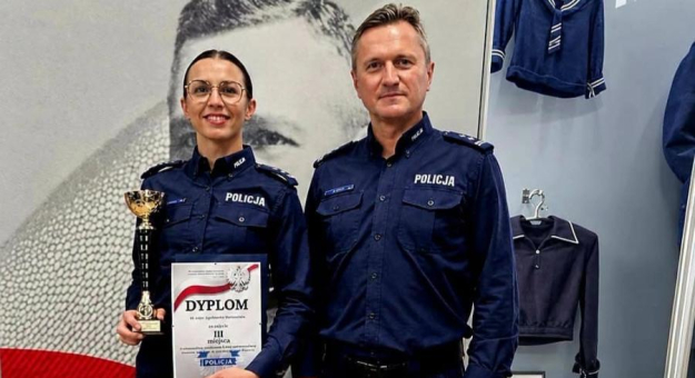 St. asp. Katarzyna Iwanciów  trzecie miejsce w wojewódzkim etapie konkursu dla oskarżycieli publiczn