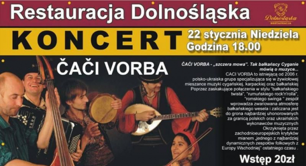 Koncert ČAČI VORBA